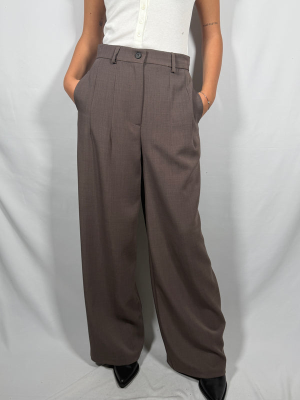 Pantalone palazzo con pinces - Vicolo