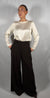 Pantalone palazzo con cintura Moro- Imperial P7J7MHXC