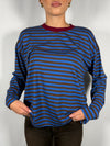 T-Shirt rigata profilo a contrasto - HaveOne