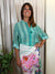 Camicia riga Turchese Chiaro/ScuroArt CVS-Q422