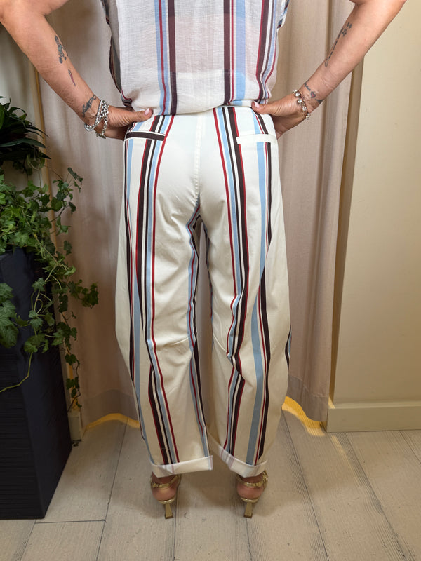 Pantalone rigato ART S26PH57