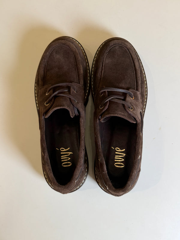 Mocassino camoscio Moro - Ovyé