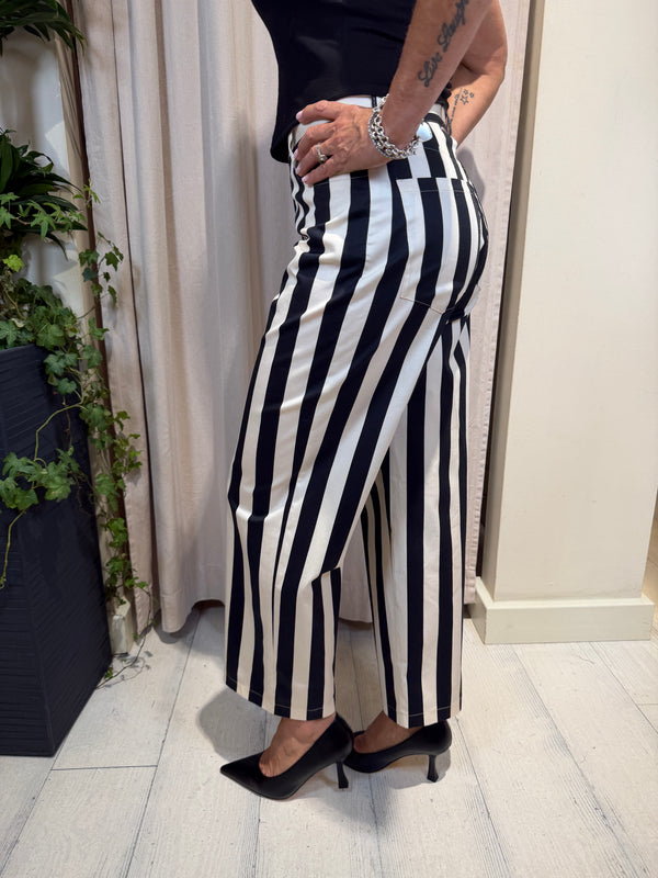 Pantalone crop rigato ART. ZR1718