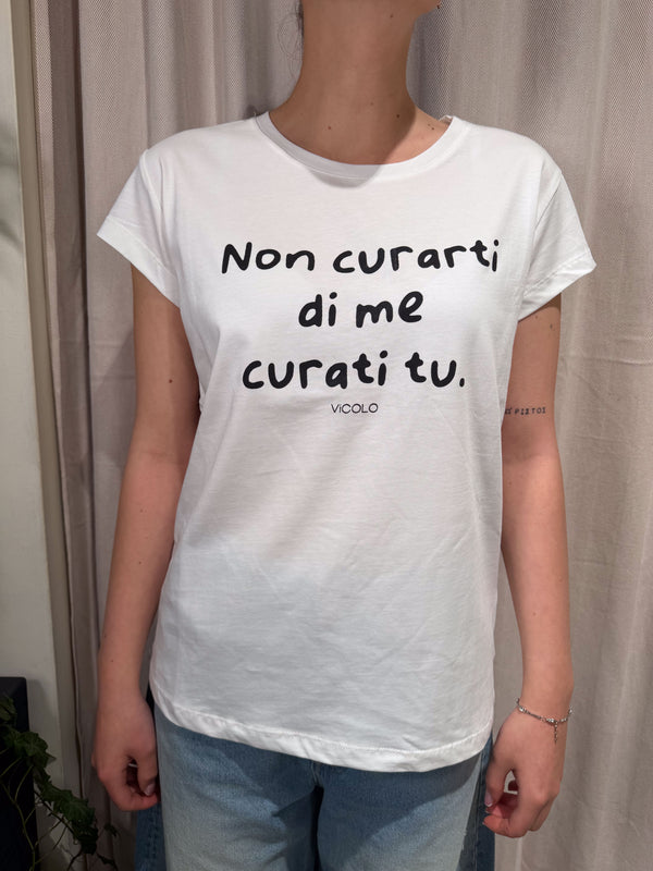 T-shirt con scritta