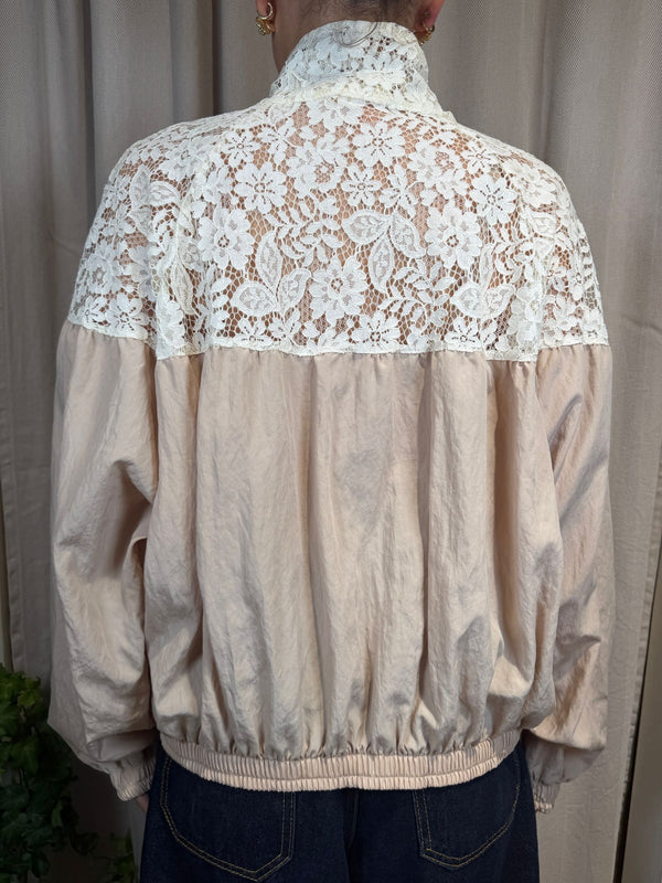 Bomber in pizzo e lyocell TAB2065