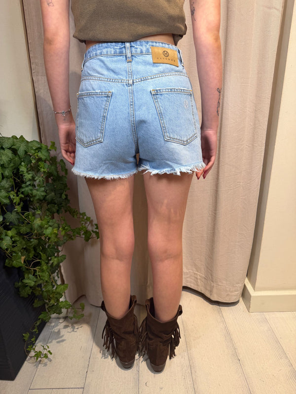 Shorts rotture denim