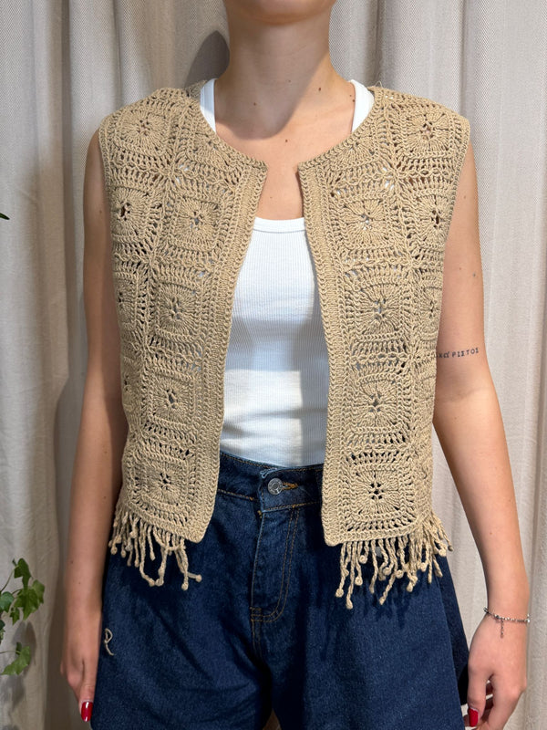 Gilet in Crochet ART. 5AB5026