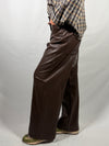 Pantalone ecopelle ferro - Tensione In