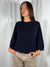 Maglia con manica a Kimono Blu - Tensione In