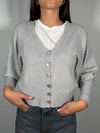 Cardigan Manica a palloncino Perla - MNG-R051