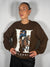 Felpa con stampa Polo Marrone- HaveOne