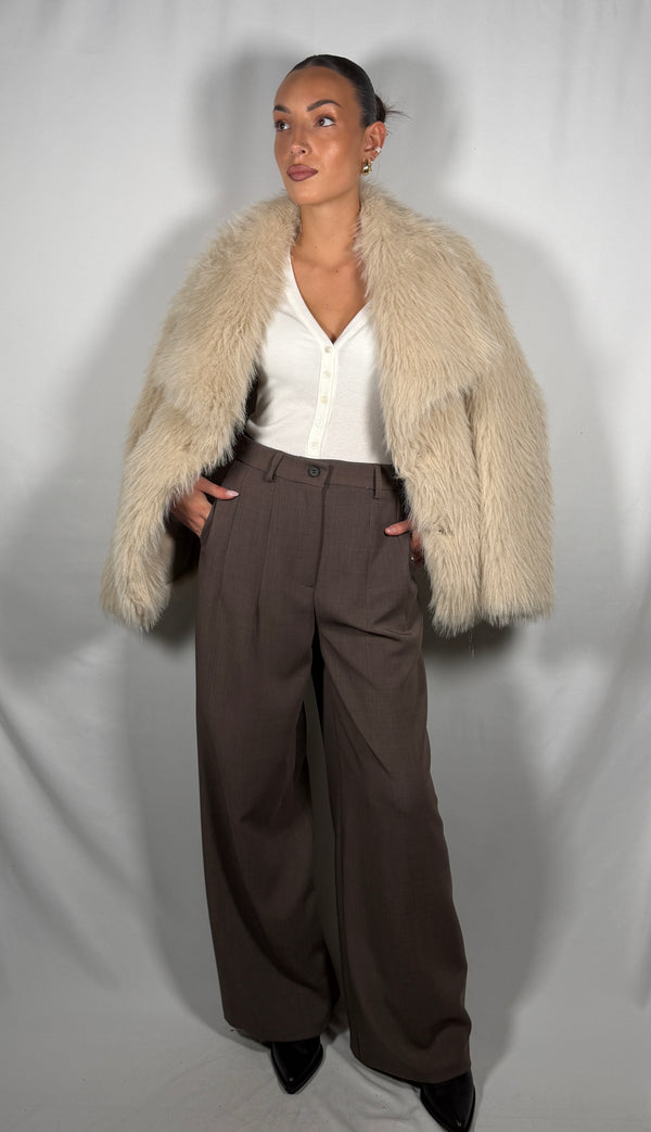 Pantalone palazzo con pinces - Vicolo