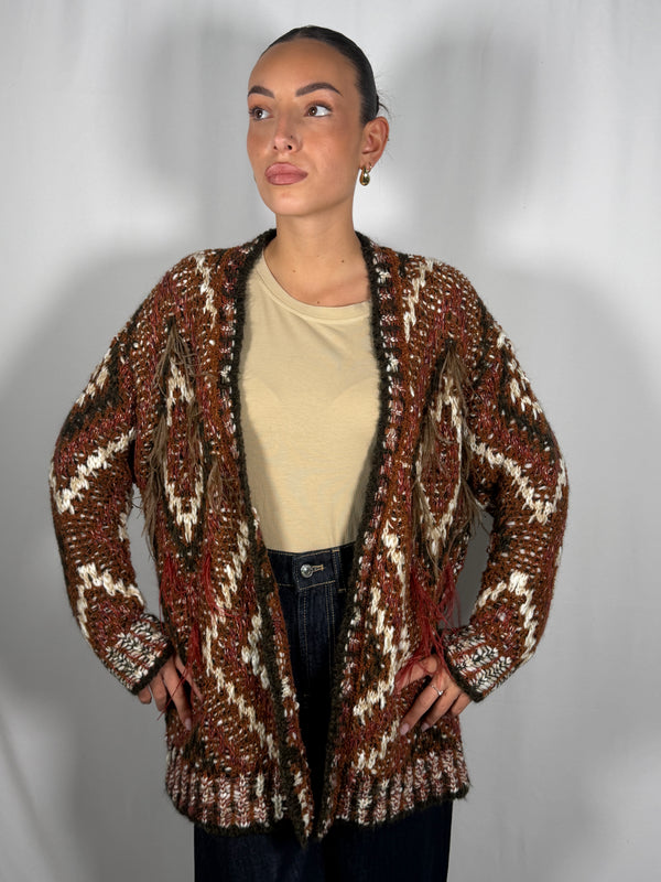 Cardigan con piume- Philia LoftL0300176