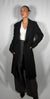 Cappotto lungo doppiopetto Nero- Vicolo