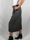 Pantalone antracite con cintura- Tensione In