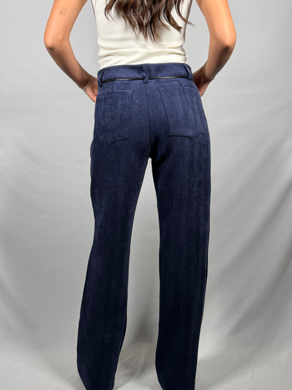 Pantalone in velluto blu - Tensione In