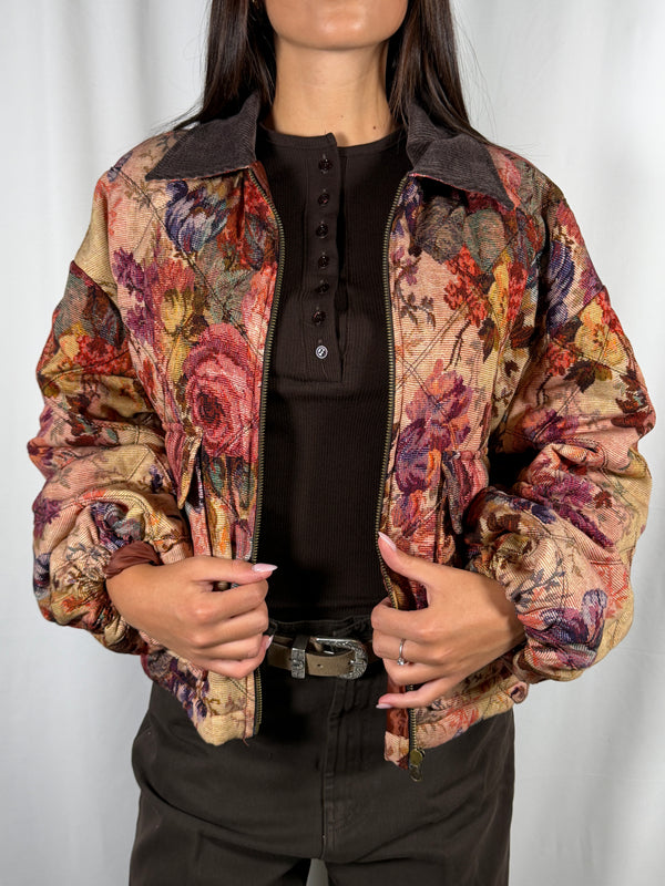Bomber floreale - TAC0573 Vicolo