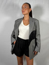 Giacca twill mélange frange - Vicolo