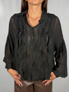 Camicia in viscosa Nera - Philia loft