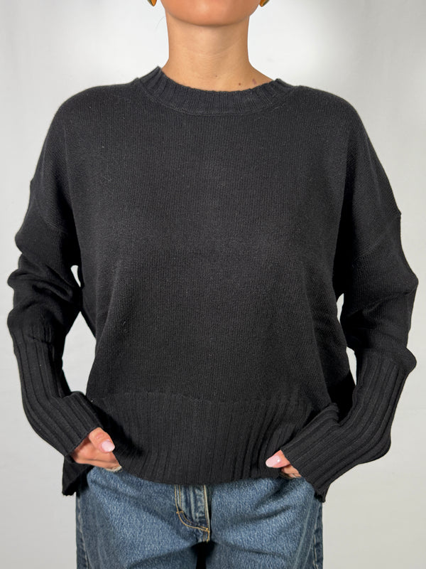 Maglione girocollo 100% Lana- Vicolo