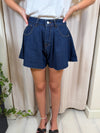 Short Ivy farfalla blu scuro HaveOne Art PGZ-Q366