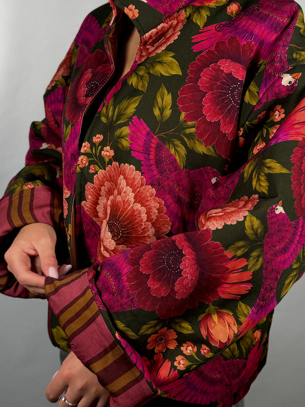 Bomber floreale multicolor - HaveOne