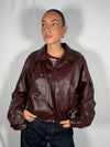 Giacchetto ecopelle Bordeaux - HaveOne KMOR079