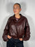 Giacchetto ecopelle Bordeaux - HaveOne KMOR079