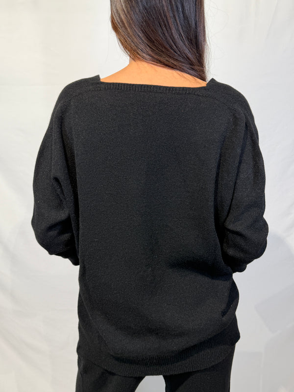Completo in maglia scollo aV - HaveOne HNCR013