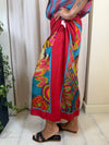 Gonna lunga pareo con fantasia Tigre IndiaART. GVS-Q240