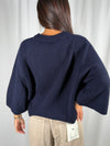 Maglia con manica a Kimono Blu - Tensione In