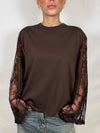 Maglia manica pizzo - Vicolo