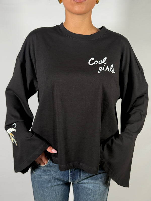 T-shirt a manica campana - Vicolo