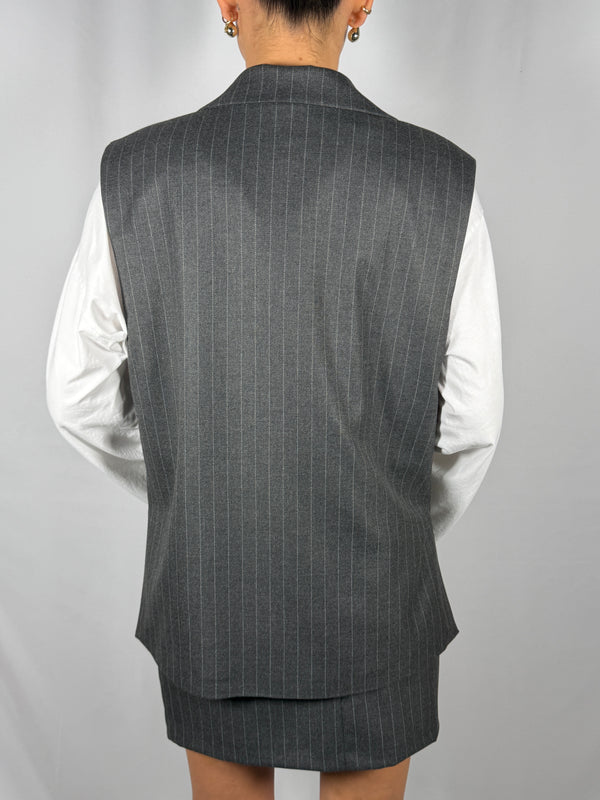 Gilet blazer gessato - Tensione In