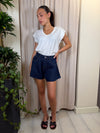 Short Ivy farfalla blu scuro HaveOne Art PGZ-Q366