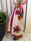 Gonna pareo lunga Orchidea Fuxia GVS-Q281