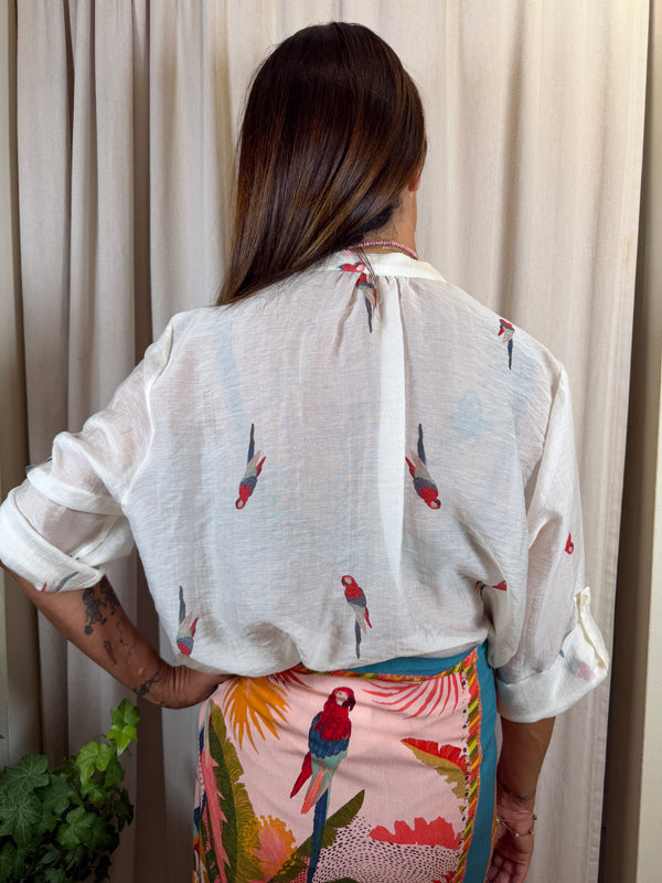 Camicia Fantasia pappagallo Art. CVS-Q490