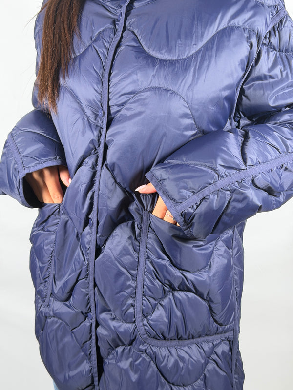 Piumino 100 grammi midi navy - KCT-R010 HaveOne