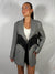 Giacca twill mélange frange - Vicolo