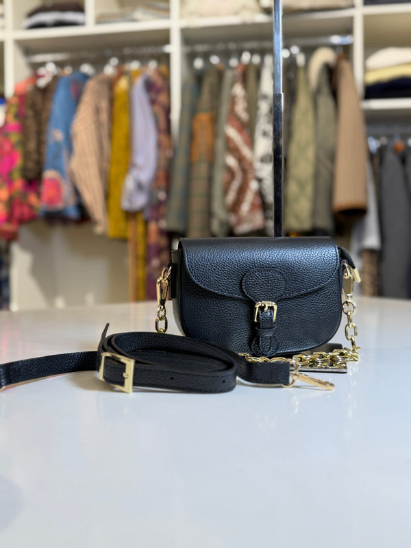 Mini bag in pelle