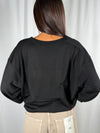 Maglia con scollo a V Nero- 2AC2043 Vicolo