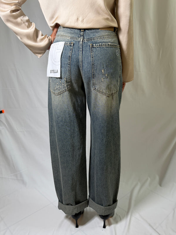 Jeans stella denim blu PLS-R137