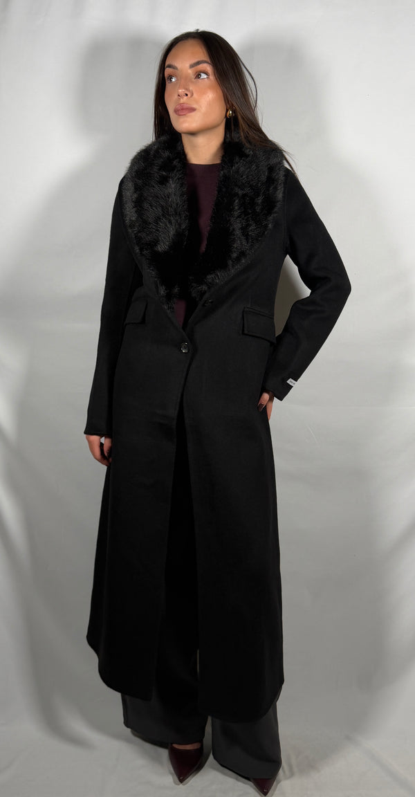 Cappotto collo pelliccia Siberia - HaveOne KIDR001
