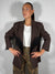 Giacca Moro con frange Nero- Vicolo TAC1053