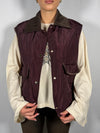 Gilet trapuntanto bordeaux - Tensione In