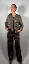 Pantalone ecopelle ferro - Tensione In