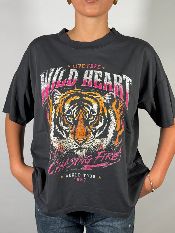 T-shirt con stampa tigre - Vicolo