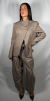 Giacca coreana Tortora- haveone JMN-R005