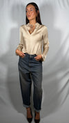 Jeans denim blumodello Laila relaxed fit - DAC5008 Vicolo