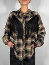 Camicia Check con frange Nero/ Moro - Tensione In